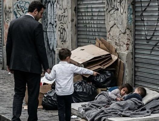 Lucas fece un passo indietro. «Non possiamo salire», disse con studiata diffidenza. «Zia Marcia ha detto di non parlare con i ricchi.»