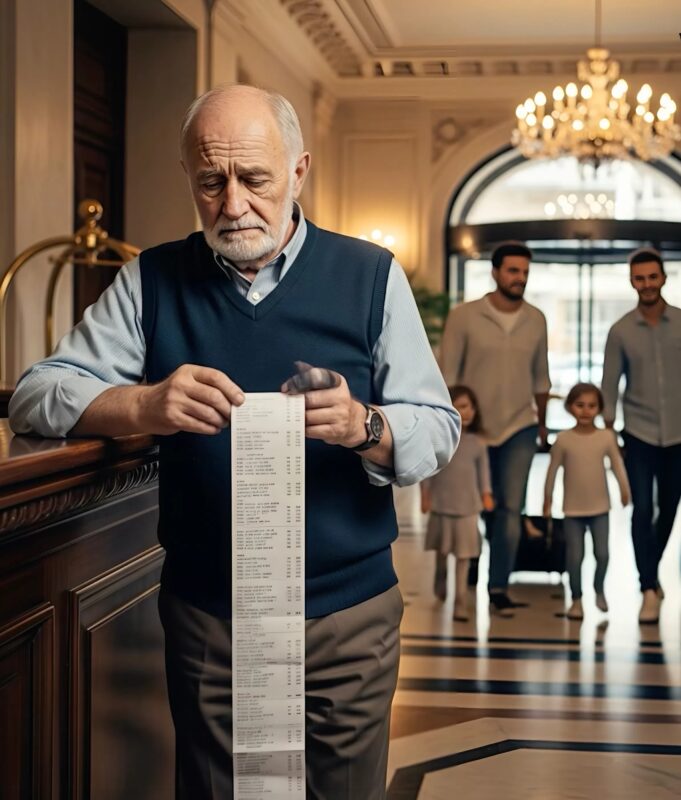 La mia famiglia ha abbandonato il nonno in un hotel per non pagare le bollette… ma non sapevano che ero il nipote con cui non si scherzava.