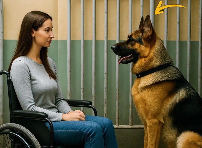 Una bambina in passeggino è arrivata al rifugio e voleva portare a casa il cane più pericoloso: vedendo la bambina, il pastore ha iniziato ad abbaiare e poi ha fatto questo…