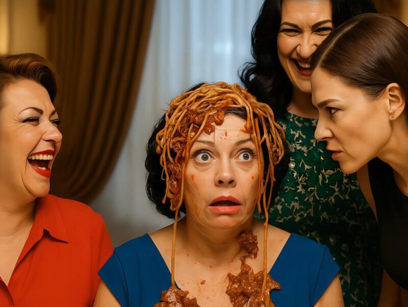 Il giorno del compleanno di mia suocera, le ho rovesciato un piatto di spaghetti in testa e ho cacciato fuori i suoi amici: tutto perché li avevo sentiti dire questo…