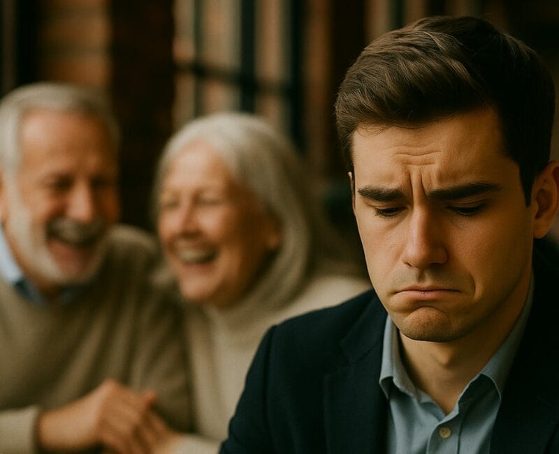 Io e mio marito abbiamo notato un ragazzo in un bar che guardava costantemente l’orologio: mio marito ha deciso di avvicinarlo, ma dopo aver appreso la sua storia, ha improvvisamente iniziato a piangere
