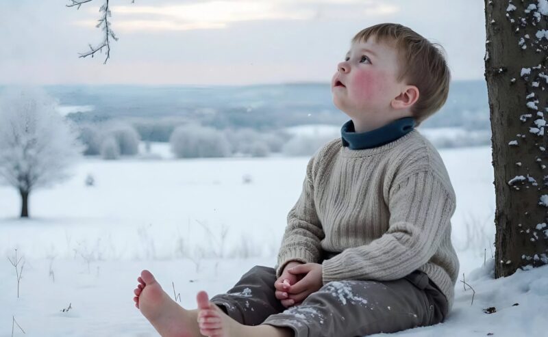 «Lasciatelo sedere fuori, imparerà a rispettare gli anziani»: una matrigna cacciò fuori di casa un bambino di 3 anni in inverno e la mattina dopo videro qualcosa di terribile.