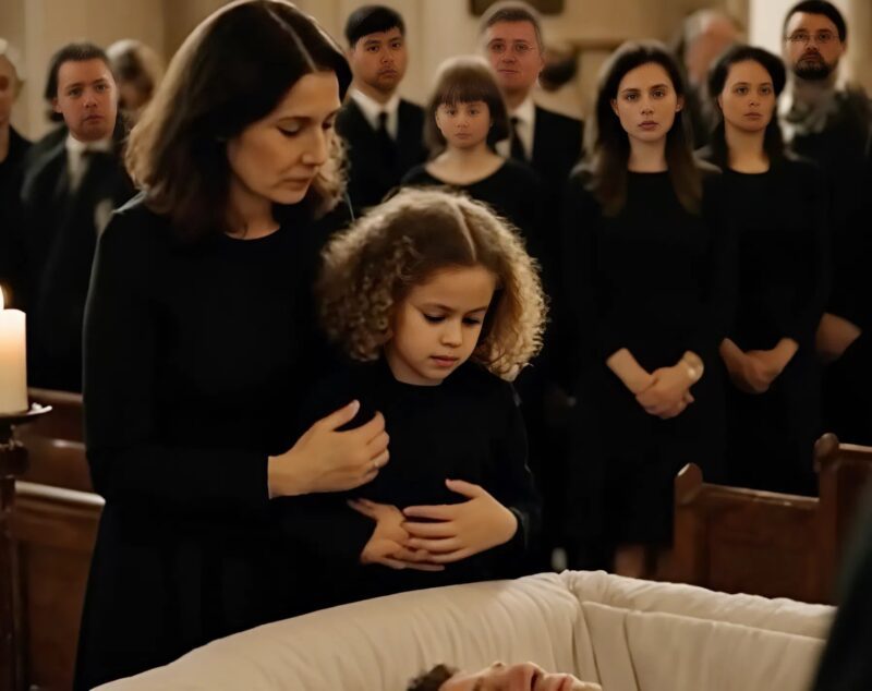 Al funerale del padre, una bambina sussurrò all’improvviso che suo padre era vivo: tutti pensarono che la bambina fosse semplicemente in lutto, finché non la videro…