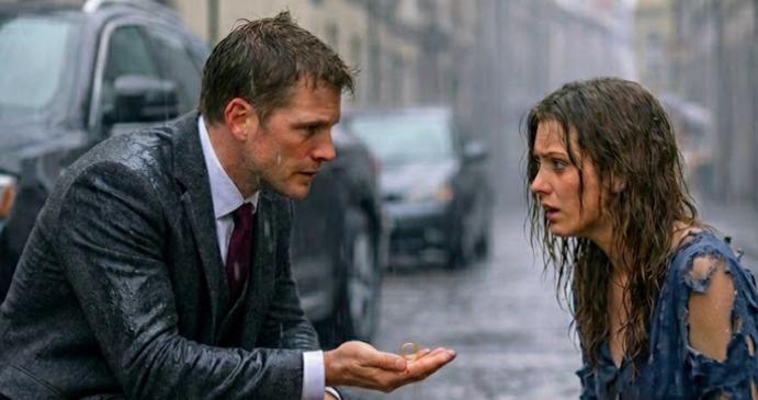 «Sì, sei bellissima… indossa il tuo abito da sposa e sposami», disse l’uomo ricco alla donna mendicante.