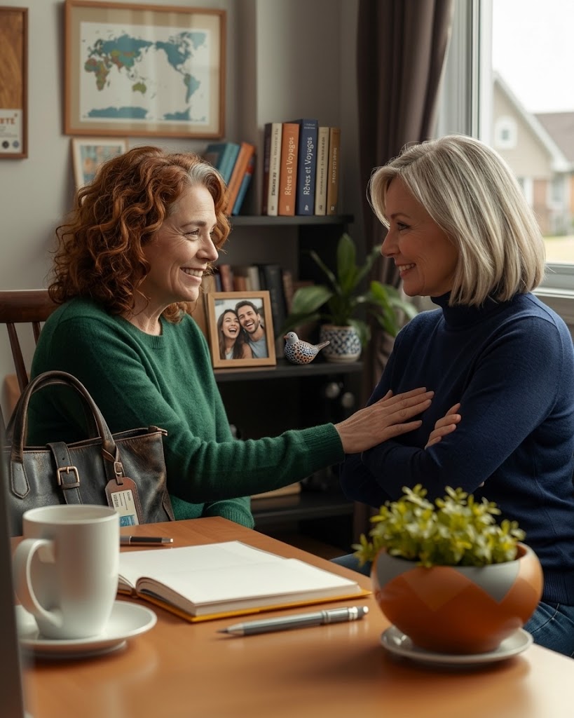 Nora a venit la lavoro della suocera per chiederle soldi con cui mantenersi