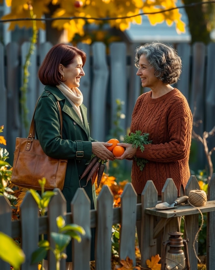 Non era mai stato così comodo andare così! Il mio vicino ha abbattuto la recinzione per usare il mio giardino.