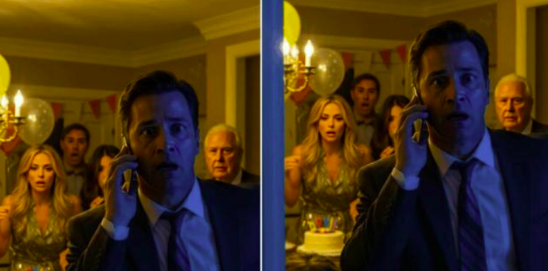 Stavamo festeggiando il compleanno di mio suocero quando mio padre chiamò, mi ordinò di prendere mia figlia e andarmene subito — il video che mi mandò mi lasciò completamente scioccato…